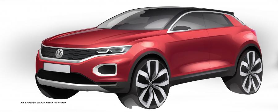 Эскиз Volkswagen T-Roc 2017 года  (WW) (фото 16 из 45)
